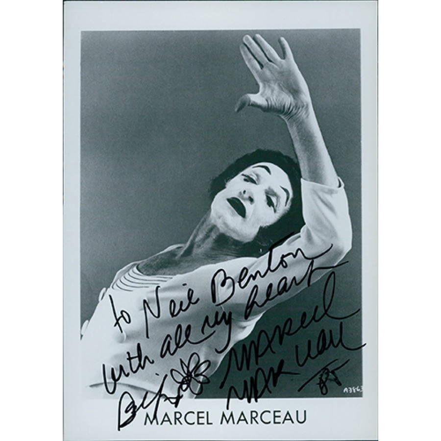 Marcel Marceau Signed 5x7 Photo JSA Authenticated